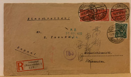 German, Cover, Zehlendorf To Takamatsu Japan, 14.11.1922 - Covers & Documents