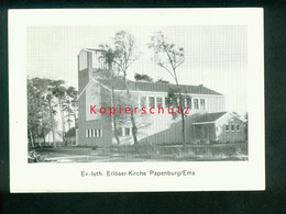 AK Papenburg, Ems, Ev. Luth. Kirche, Großformat, Ungelaufen - Papenburg