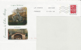 Mairie De CELLES (Ariège) Sur PAP Lamouche : Eglise St Michel - Lavoir - 11/4/2016 - Listos Para Enviar: Transplantes /Lamouche