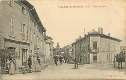 -dpts Div-ref-AW906- Ain - Gex - Villars Les Dombes - Rue Centrale - Types Du Pays - - Villars-les-Dombes
