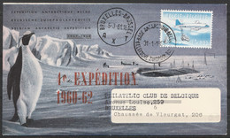 Belgique - 4e Expédition Antarctique- Càd Base Roi Baudouin 21/01/1961 - Antarctic Expeditions