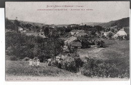 Saint Jean D'Ormont. Vue Générale. Alt 412m. De Louis Convert à Mme Victoria Barbé Chez M. Bailleau à Bellegarde.1915 - Bellegarde-sur-Valserine