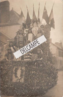 53 - GORRON - Carte Photo Du Souvenir De La Cavalcade Du 5 Septembre 1920 - Char Des Alliés - Gorron
