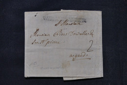 BELGIQUE - Marque Postale Sur Lettre Pour Gand En 1783 - L 104631 - 1714-1794 (Oostenrijkse Nederlanden)