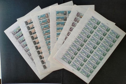 RUSSIA  MNH (**) 1980 Soviet Scientific Research Ships  Mi  5012-5017 - Feuilles Complètes