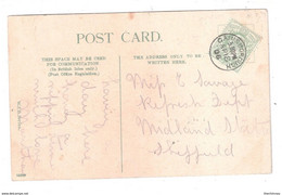 GAINSBOROUGH THIMBLE POSTMARK 1906 THE OLD HALL PC LINCOLNSHIRE - Other & Unclassified