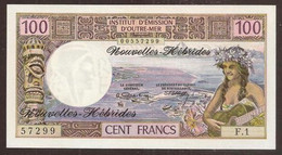 New Hebrides. 100 Francs (1972). Sign. 2. Pick 18b. UNC. - Other - Oceania