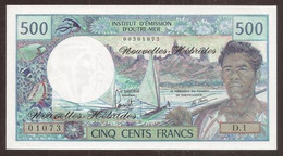 New Hebrides. 500 Francs (1979). Sign. 3. Pick 19b. UNC. - Sonstige – Ozeanien