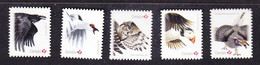EX-PR-21-08-01 BIRDS MICHEL 3396-3400 = 9.5 EURO. MNH**. STARTING PRICE  APPROXIMATELY FACE VALUE. - Unused Stamps