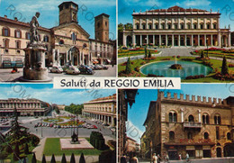 CARTOLINA  SALUTI DA,REGGIO EMILIA,EMILIA ROMAGNA,BELLA ITALIA,CULTURA,RELIGIONE,IMPERO,STORIA,MEMORIA,VIAGGIATA 1976 - Reggio Emilia