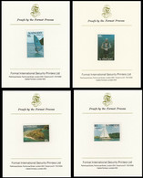 ST.VINCENT 1988 Tourism CROMALIN PROOFS Printer's Folder Cdrs:4 Sailing Scuba Windsurfing Island - Tauchen