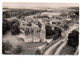 COURTALAIN --1952-- Vue Aérienne --Le Chateau ...timbre.....cachet...............à Saisir - Courtalain