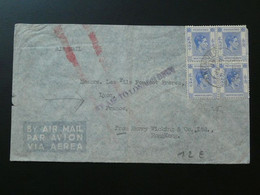 Lettre Par Avion Air Mail Cover 1948 Hong Kong Ref 64749 - Storia Postale