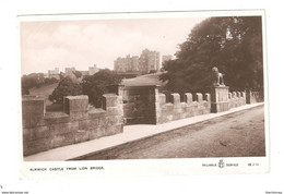 RP THE CASTLE FROM THE LION BRIDGE ALNWICK NORTHUMBERLAND - Autres & Non Classés