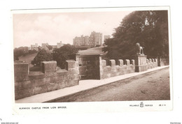 RP THE CASTLE FROM THE LION BRIDGE ALNWICK NORTHUMBERLAND - Otros & Sin Clasificación