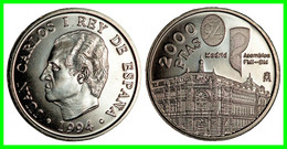 ESPAÑA MONEDA CONMEMORATIVA 2000 PTAS. 1994. PLATA. CUMBRE DEL F.M.I. Y DEL BANCO MUNDIAL. - 2 000 Pesetas