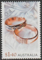 AUSTRALIA - USED 2013 $1.40 Special Occasions - Wedding Rings - Used Stamps