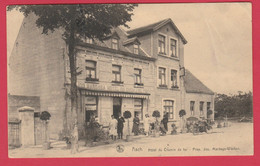 As / Asch -  Hôtel Du Chemin De Fer - Prop. Jos Mardaga-Waeben ... Oude Moto  - 1922  ( Verso Zien ) - As