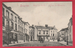 Soignies - Hôtel De Ville - Place Du Marché ( Voir Verso ) - Soignies
