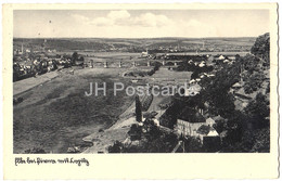 Elbe Bei Pirna Mit Lositz - Old Postcard - 1955 - Germany DDR - Used - Pirna