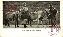 SHETLAND MARKET WOMEN PUBLI PUBLICITY HAYDOCK COALS ARE THE BEST LIVERPOOL MOSSLEY HILL STATION  PONIES PONY - Shetland