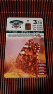 Phonecard Buterfly Used Rare - Jordan