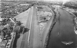 78-MAISON-LAFFITTE- VUE D'ENSEMBLE DE L'HIPPODROME ET LA SEINE - Maisons-Laffitte