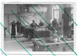 Soldats Officiers Armée Belge Prisonniers Oflag II A Prenzlau La Cuisine Guerre 40-45 WW2 Photo 13x18 - Oorlog, Militair