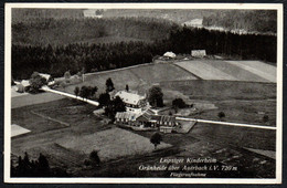 F3403 - Grünheide über Auerbach Leipziger Kinderheim Luftbild - Landpost Landpoststempel - Luftaufnahme - Kirstein & Wen - Auerbach (Vogtland)