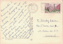 ANDORRE - LA VIEILLE - VAL D'ANDORRE - 16-7-1970 - PAS DE LA CASA. - Maschinenstempel (EMA)