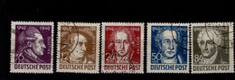 Alliierte Besetzung 234 - 238 Goethe  Used Gestempelt (1) - Usados