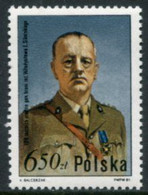 POLAND 1981 Sikorski Centenary.  Michel 2738 - Unused Stamps