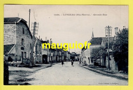 52 HAUTE MARNE / LONGEAU / GRANDE-RUE / 1938 - Le Vallinot Longeau Percey