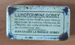 Boîte Métallique "UROFORMINE  GOBEY" Laboratoire GOBEY (Paris) - - Boîtes