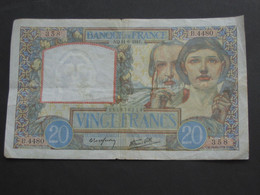 20 Vingt Francs - Science Et Travail - 11=6=1941  **** EN ACHAT IMMEDIAT **** - 20 F 1939-1942 ''Science Et Travail''