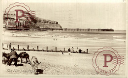 Real Photo Postcard - The Pier Llandudno - Caernarvonshire Wales   ANE DONKEY EZEL - Caernarvonshire