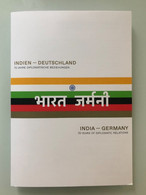 Germany Joint Issue 70 Years Of Diplomatic Relations With India Folder With Both Stamps, Minister Card, Leaflet  RAR - Non Classés