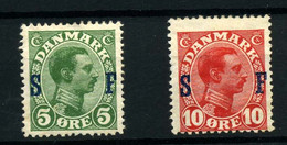Dinamarca (Servicios) Nº 20/21 - Dienstzegels