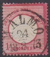 1872. DEUTSCHES REICHS-POST. Grossem Brustschild. 1 GROSCHEN Cancelled In Sweden With... (Michel 19) - JF424000 - Used Stamps
