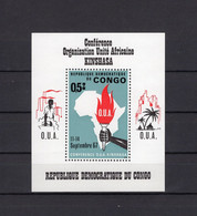 Congo 1967 - African Union Organization Conference, September 1967 - Souvenir Sheet - MNH** - Excellent Quality - Collezioni