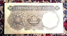 Egypt 1966 - ( 50 Piastres- Pick-36 - Sign 12 - ZENDO ) - VF - Egipto