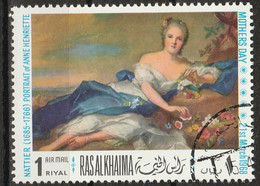 Ras Al-Khaimah 1968 - Anne-Henriette De France; By Jean-Marc Nattier (1685-1766) - Fête Des Mères