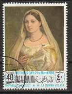 Ras Al-Khaimah 1968 - La Donna Velata; By Raffaello (1483-1520) - Día De La Madre