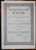 Petrole De Zwor Belgien - Erdöl