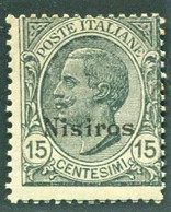 EGEO NISIRO 1917 15 C.** MNH - Ägäis (Nisiro)