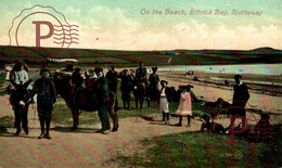 ETTRICK BAY ISLE OF BUTE  ON THE BEACH ROTHESAY  ANE DONKEY EZEL - Bute