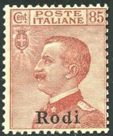 EGEO RODI 1922 85 C. ** MNH - Egeo (Rodi)