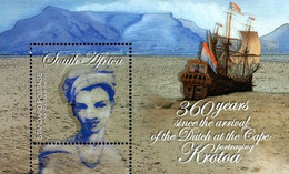 South Africa - 2012 360 Years Arrival Of Dutch In Cape Krotoa MS (**) - Ongebruikt