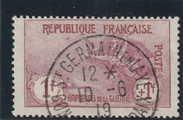 France N° 154 Oblitération Centrale Lisible Superbe RRR - Oblitérés