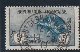 France N° 155 Oblitération Centrale Lisible Superbe RRR Et Signe Calves - Oblitérés